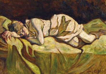 Scheiber Hugó:Alvó leány, 1920 körül
