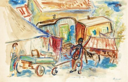 Ámos Imre:Vándorcirkusz, 1940