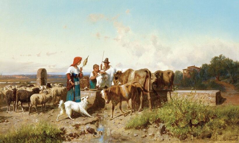 Markó András:A római Campagnán, 1891