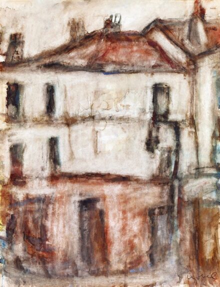 Czóbel Béla:Párizsi házak, 1925 körül