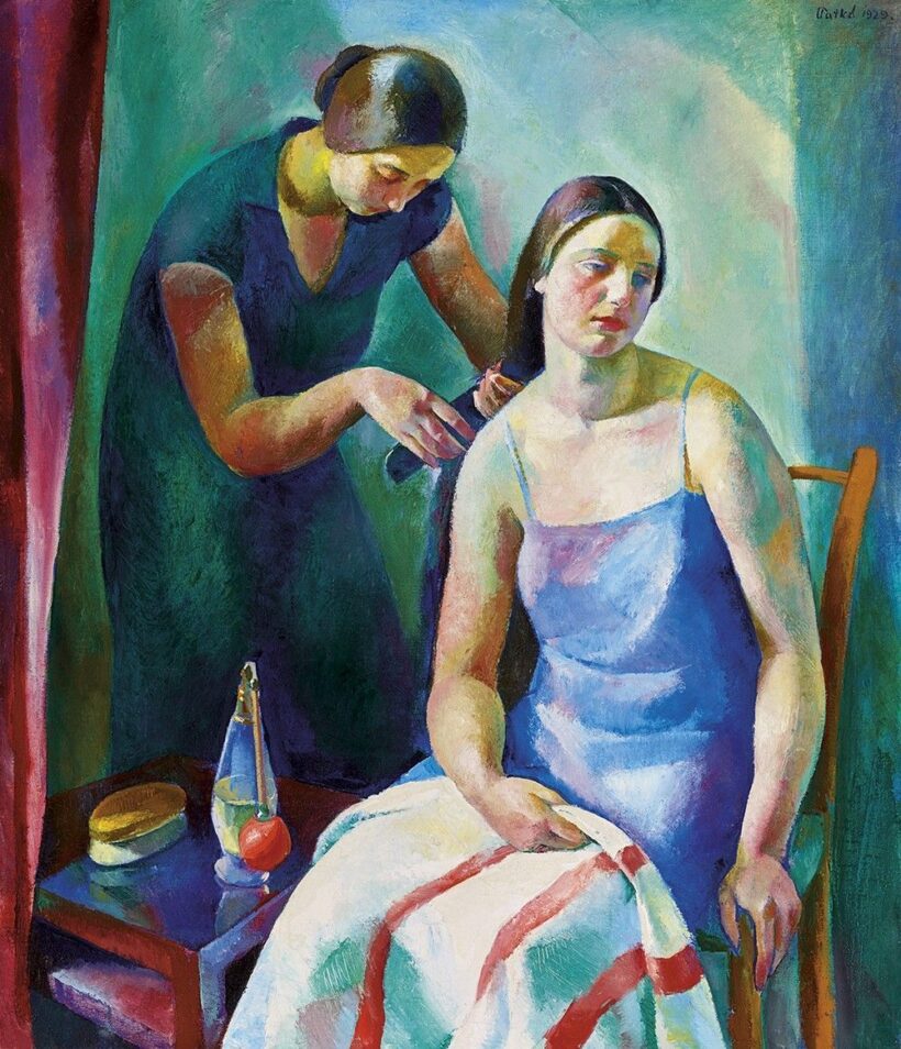 Patkó Károly:Fésülködés (Toilette), 1929