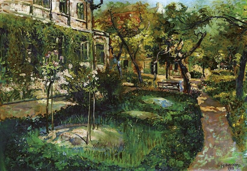 Scheiber Hugó:Park, 1917