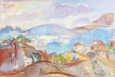 Márffy Ödön:Balatoni táj, 1920-as évek második fele