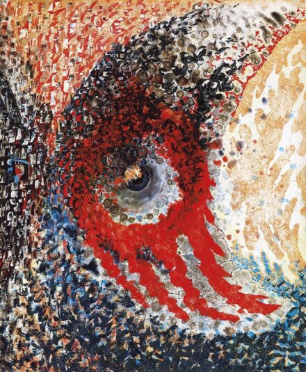 Gyarmathy Tihamér:Lángoló fények (Elemi csapás), 1963