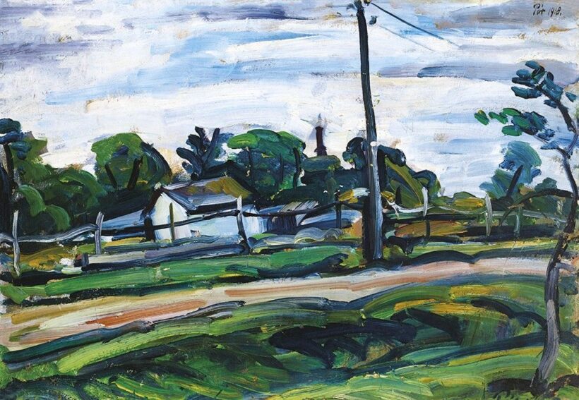 Pór Bertalan:Tavaszi fények, 1918