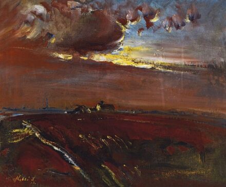 Holló László:Napnyugta (Magyar táj), 1933