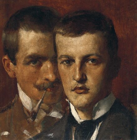 Ismeretlen festő, 1900 körül:Kettős portré