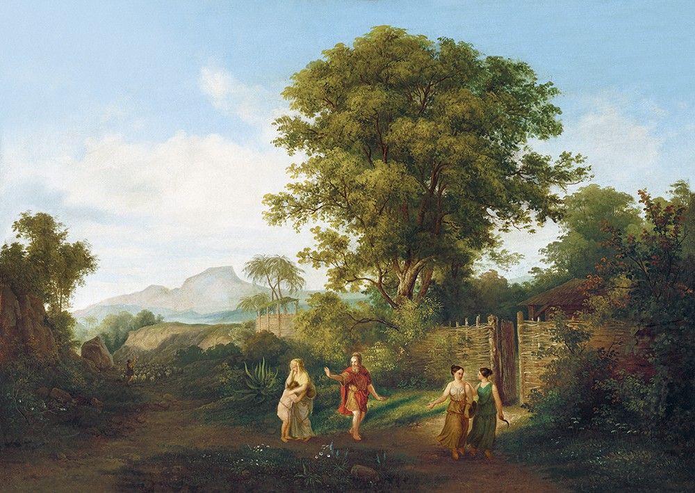 Markó Károly köre:Idilli táj, 1860 körül