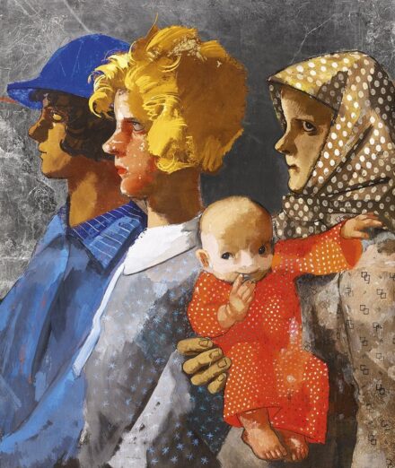 Aba-Novák Vilmos:Nemzedékek (Család), 1930-as évek