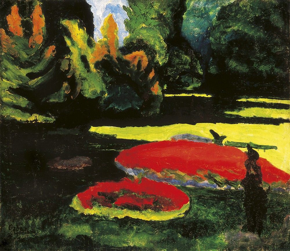 Orbán Dezső:Parkrészlet, 1910-es évek