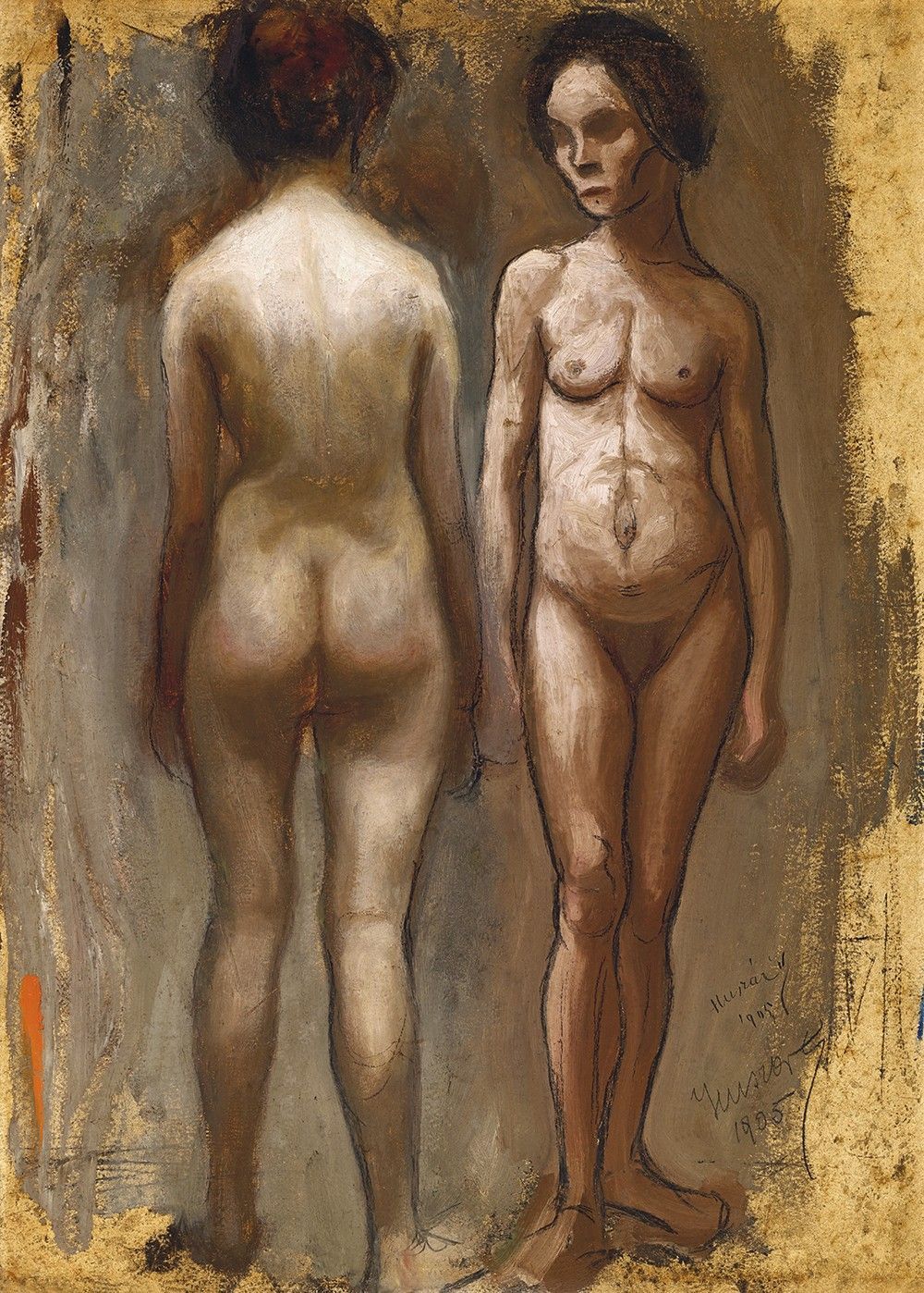 Huszár Vilmos:Műteremben, 1905