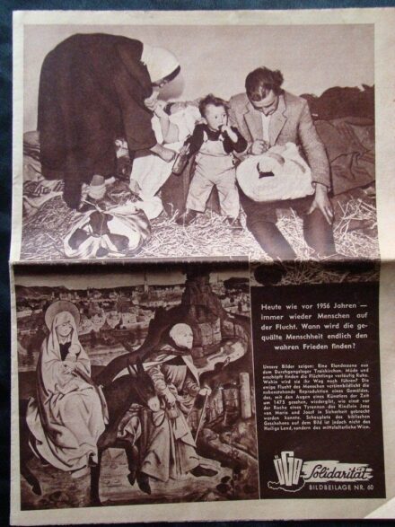 50-944 "ÖGB" c. újság képes melléklete a magyar forradalomi eseményekről. 1956. november
