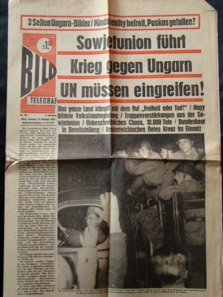 50-942 BILD osztrák ujság / 1956. október 27.