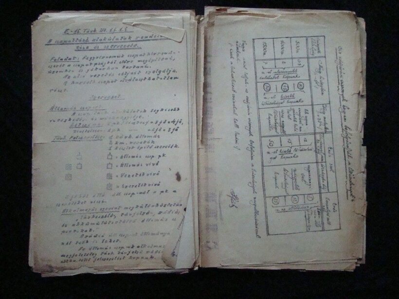 50-1054 1930 M. Kir. "Szent István" 3. honvéd gyalogezred Altisztiképző tanfolyam tananyaga Huszár Mihály tizedes részére Székesfehérvár ( térképrajz, napiparancs stb.) - Image 2