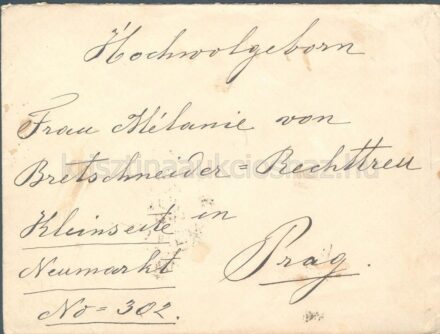 50-117 1884. 5k levélboríték "Wien Wieden-Prag"