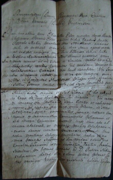 50-975 1833 Latin nyelvű szerződés