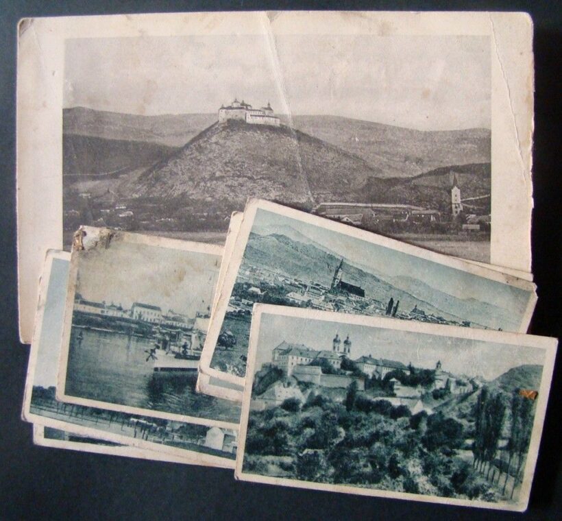 50-288 cca 1940 8 db településkártya