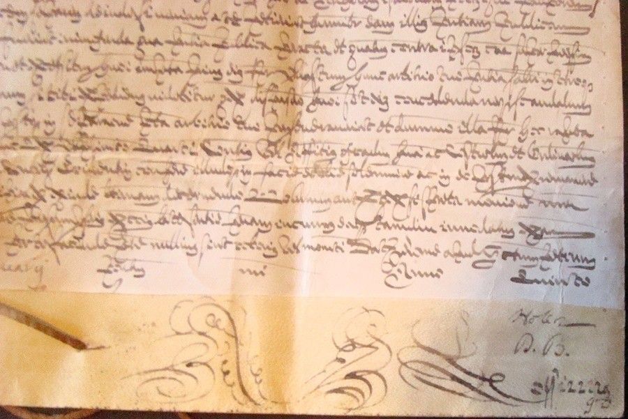 50-69 1704 XI. Kelemen pápa pergamentre irt oklevele. EREDETI!!!! 37x27cm - Image 2