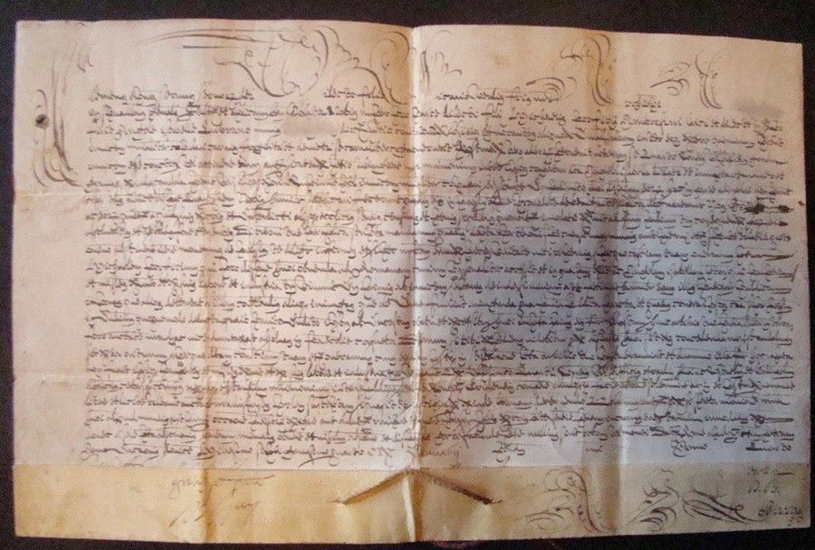 50-69 1704 XI. Kelemen pápa pergamentre irt oklevele. EREDETI!!!! 37x27cm