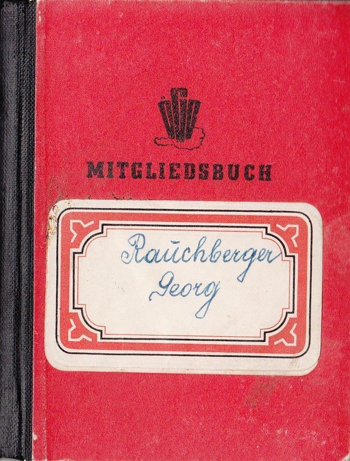 51-1026 1949 Osztrák Iparkamara tagsági könyv