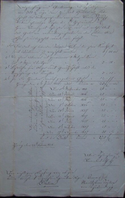 51-902 1838. Számlalevél