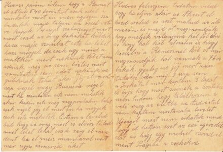51-981 1917. Levél egy újonnan bevonuló katonától ! Érdekes tartalommal