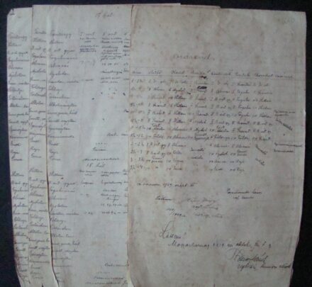 51-1650 1929 A Dunántuli Ev. Reformált Egyházkerület Lovasi iskola órarendje / 16 oldal