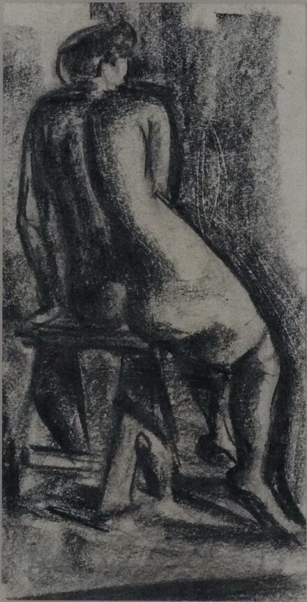 Hegyi György (1922 - 2001): Akt tanulmány, 1949