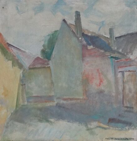 Ónodi Béla (1900-1991): Szentendre, Kőr utca, 1967