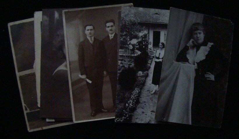 52-871 cca 1902-19 9 db különféle régi portréfotó, magyar műtermekből vegyesen, különböző méretben
