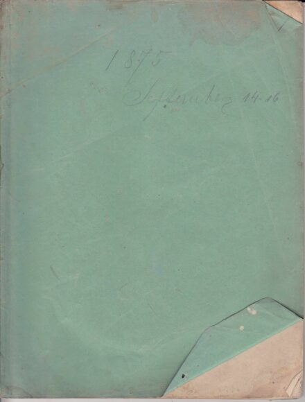 52-1348 1875. A Dunántuli Református Egyházkerület sz.k Székes - Fejérvár városában tartott közgyülésének jegyzőkönyve