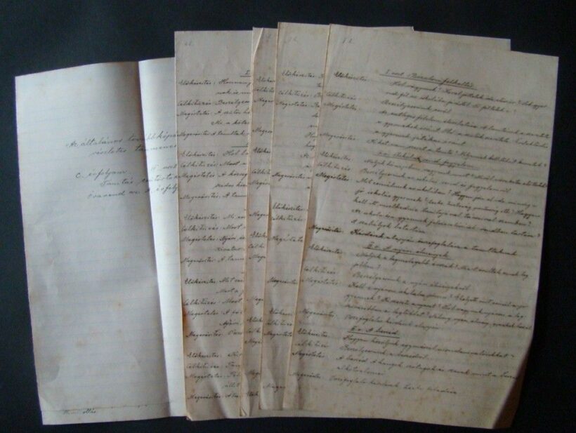 52-698 cca 1925 Általános továbképző népiskolák részletes tanmenete