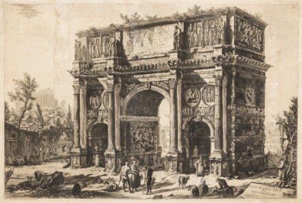 Piranesi, Giovanni Battista: ’Veduta dell’Arco di Costantino Magno’ 