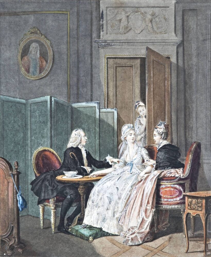 Francia metsző, 19. század - Szalonban