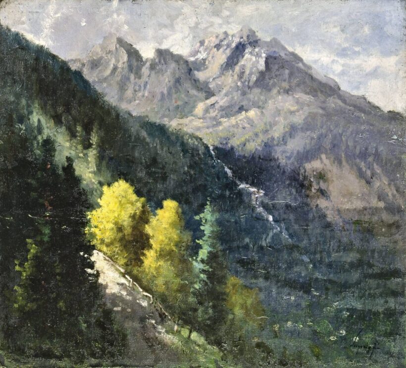 Neogrády Antal (Galsa, 1861 - Alag, 1942) - Hegyvidék