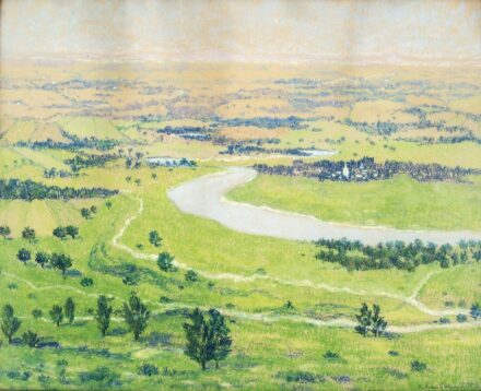 Hatvani Perlusz Gyula (Hatvan, 1896 - Hidegség, 1944) - Folyóparti részlet, 1937