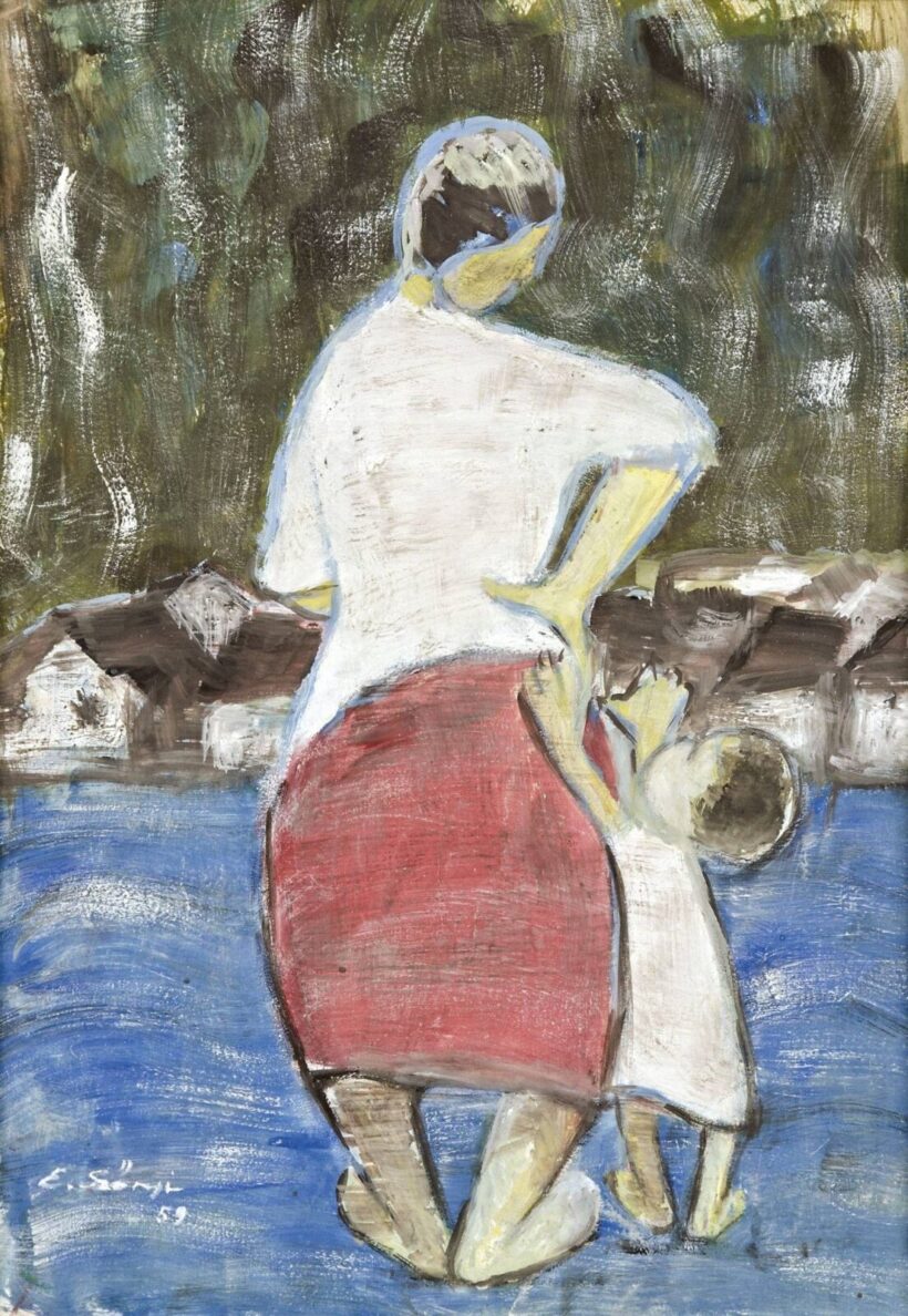 Szőnyi Erzsébet, 20. század - Szűz Mária és a gyermek Jézus, 1959