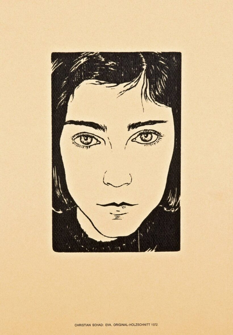 Christian Schad (Miesbach, 1894 - Stuttgart, 1982) - Eva, 1972
