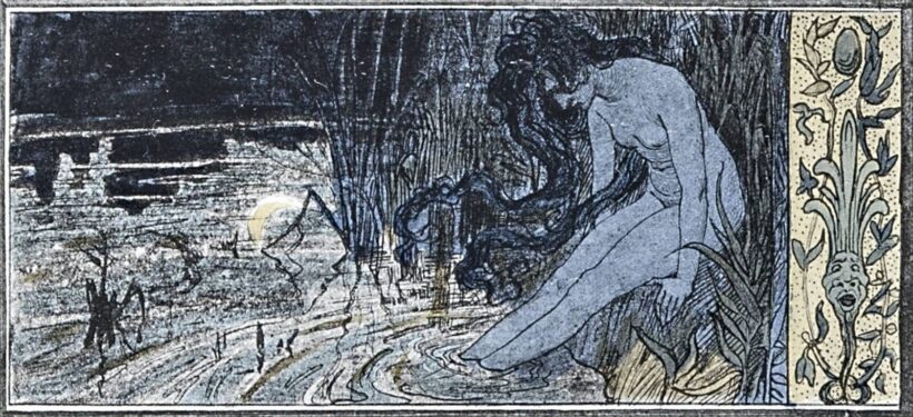 Francia művész, 1900 körül - Mitológiai jelenet sorozat, 4 db - Image 3