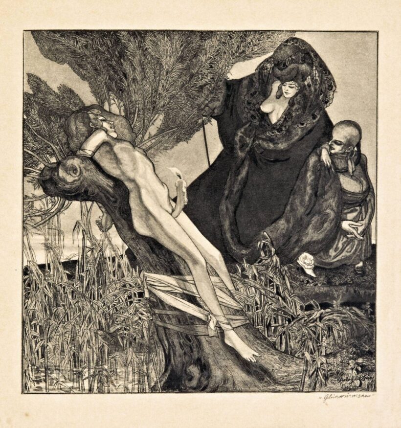 Német művész, 1900 körül - "Szentjánosbogár"