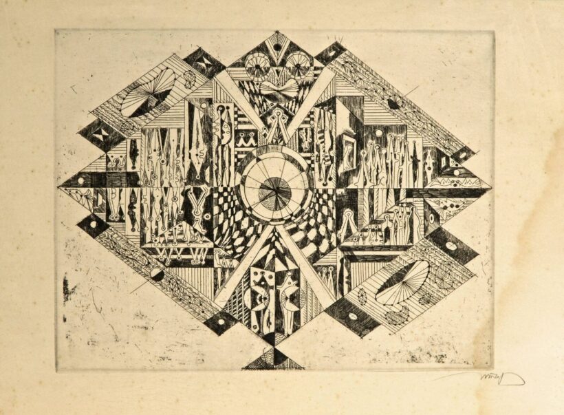 Hincz Gyula (Budapest, 1904 - Budapest, 1986) - Kompozíció