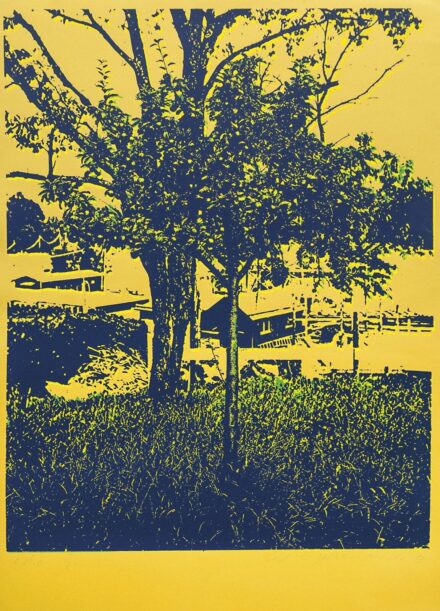 Fred Engelbert Knecht (Dübendorf, 1934 - Thalwil, 2010) - Variáció fával I., 1973