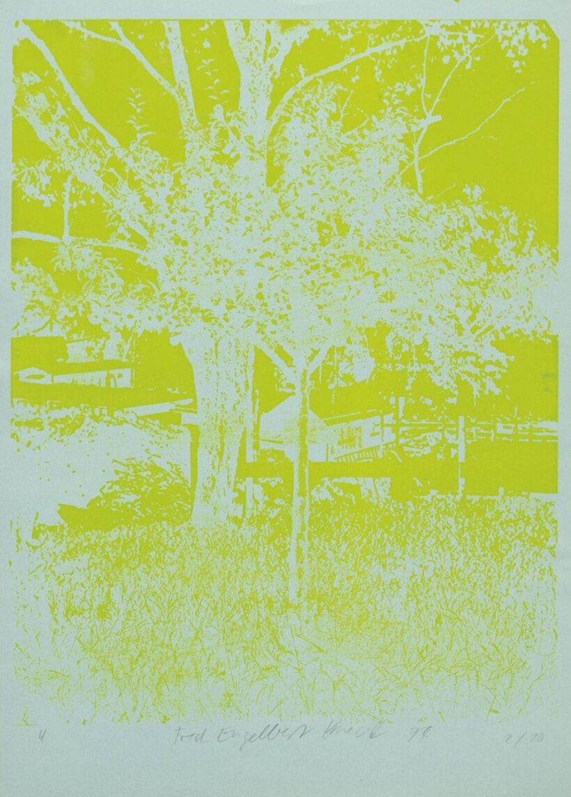 Fred Engelbert Knecht (Dübendorf, 1934 - Thalwil, 2010) - Variáció fával II., 1974