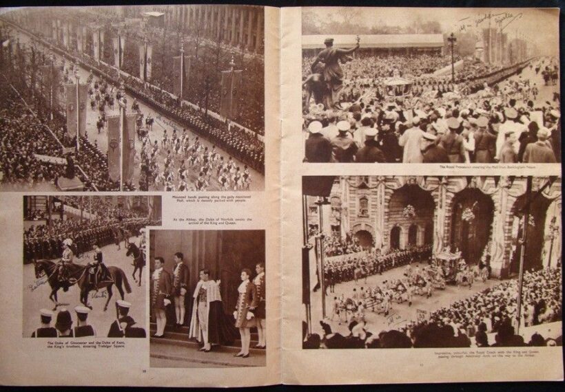 53-1074 1937 "Coronation Day" c. angol lap különkiadása Erzsébet királynő megkoronázásáról , benne kézzel való beirások a koronázáson résztvevő Pintér Gizellától. - Image 2