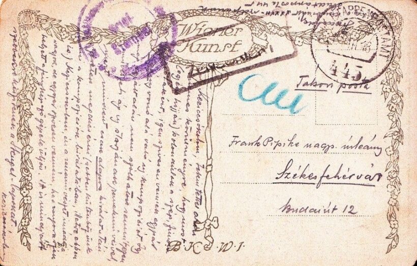 53-315 ca. 1915. Cenzurált tábori lap.