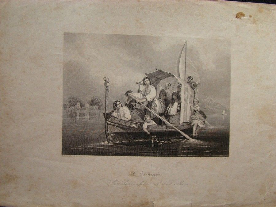 53-1099 "The Excursion" 32x12cm