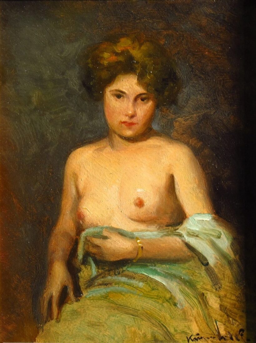 KÜMMERLE PÁL ( 1873- ?) Fél akt