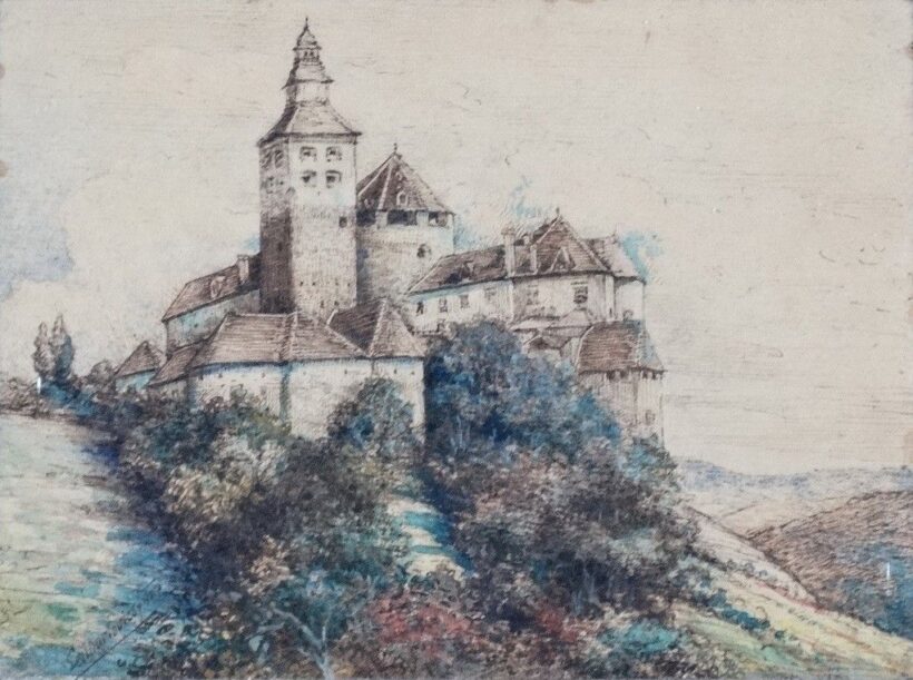 Lenhartovics jelzéssel: Várak, két mű, 1927