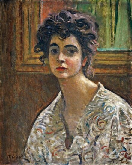 Márk Lajos (1867-1940): Leány portré