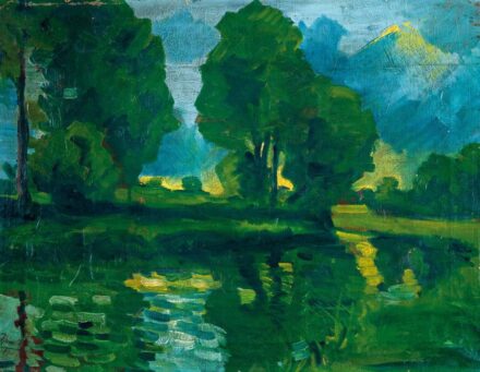 Heinrich jelzéssel: Vízparti részlet, 1926